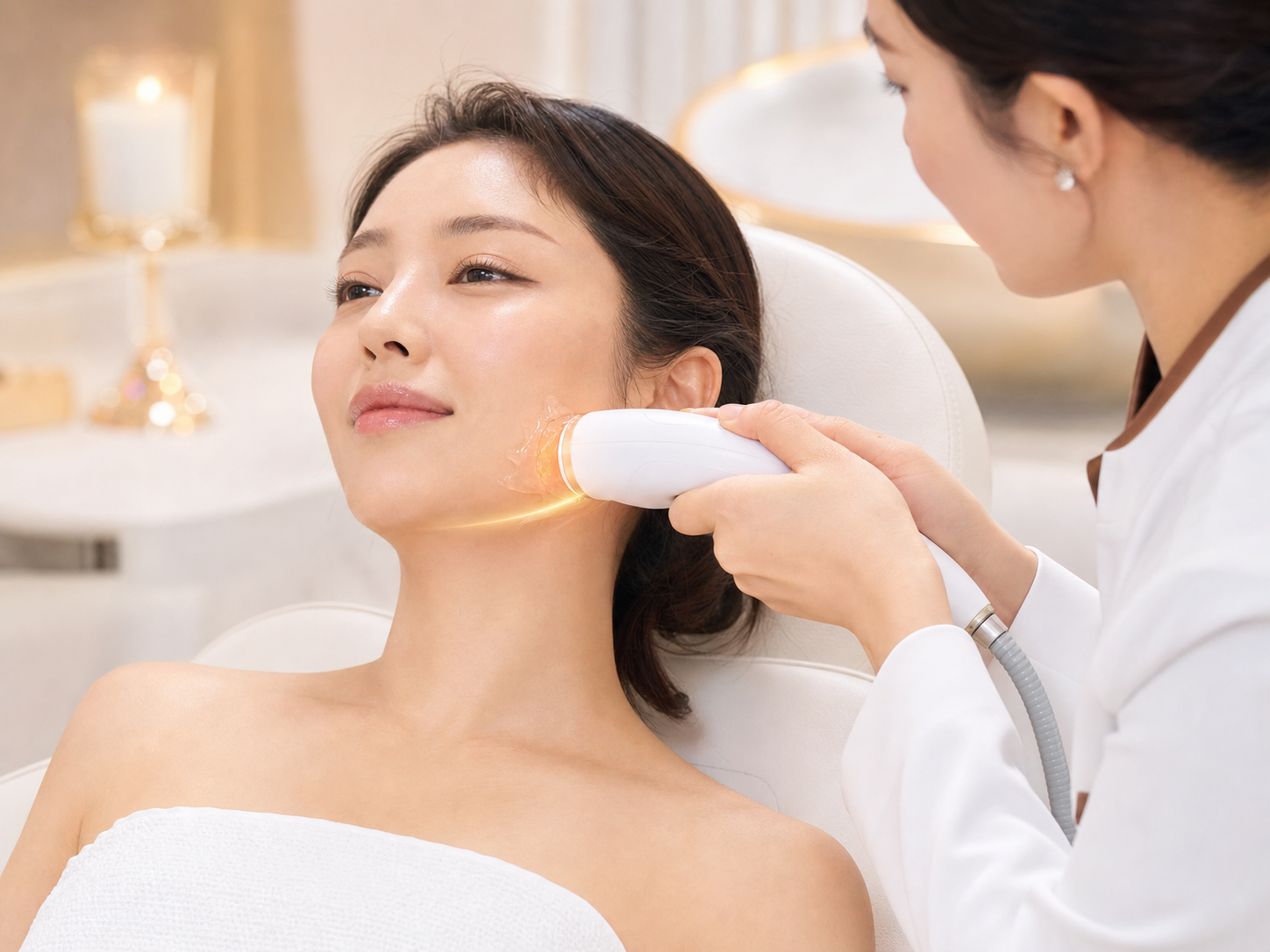 비침습적 리프팅 일러스트