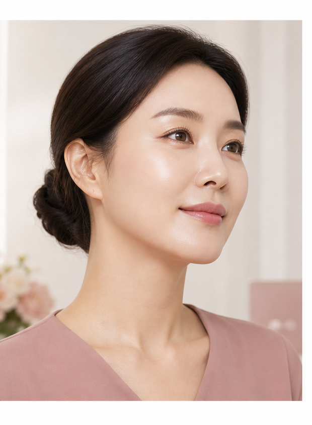피부결까지 고려한 관리 일러스트